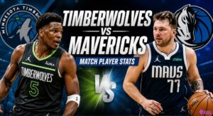 Timberwolves vs Dallas Mavericks Match Player Stats