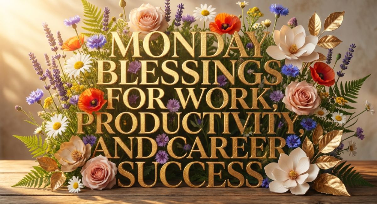 Monday Blessings for Work, Productivity, and Career Success