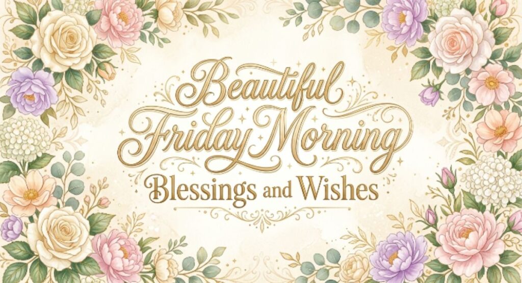 Beautiful Friday Morning Blessings and Wishes