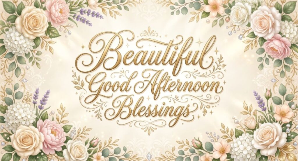 Beautiful Good Afternoon Blessings