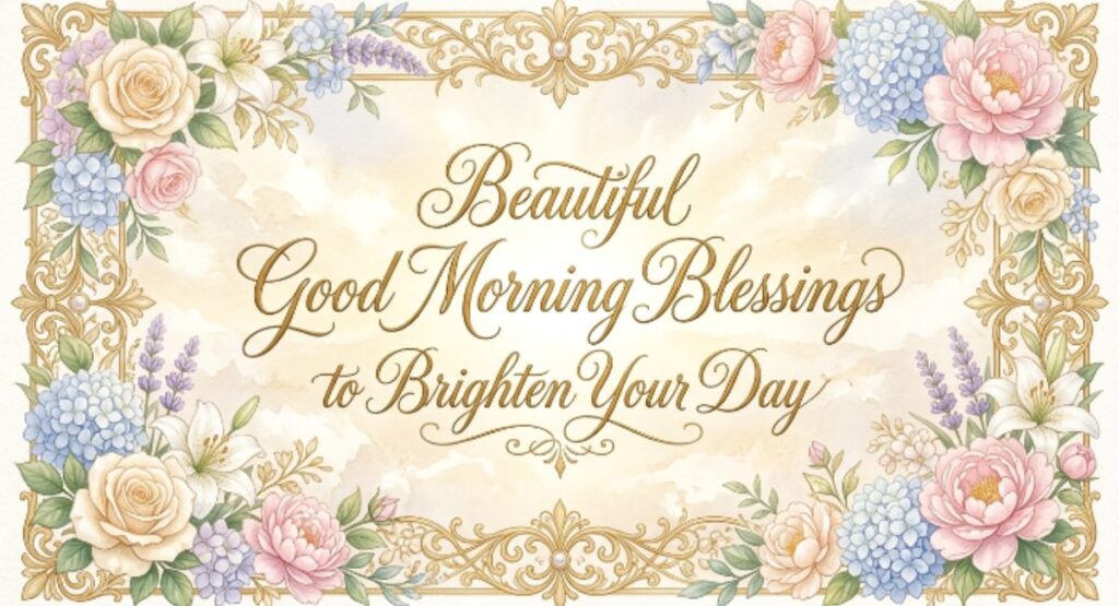 Beautiful Good Morning Blessings to Brighten Your Day