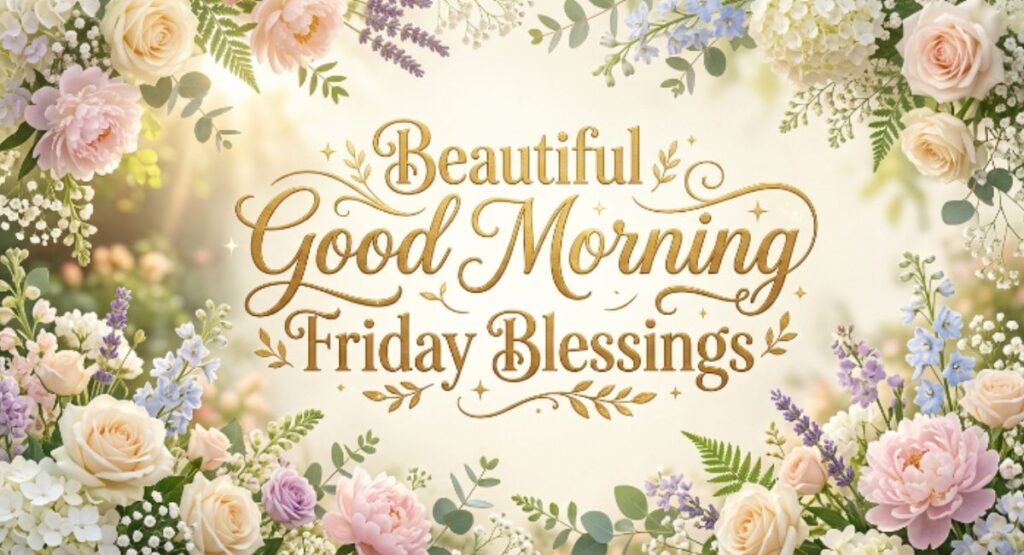 Beautiful Good Morning Friday Blessings