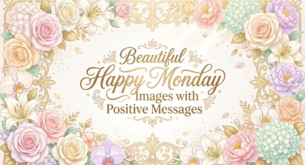 Beautiful Happy Monday Images with Positive Messages