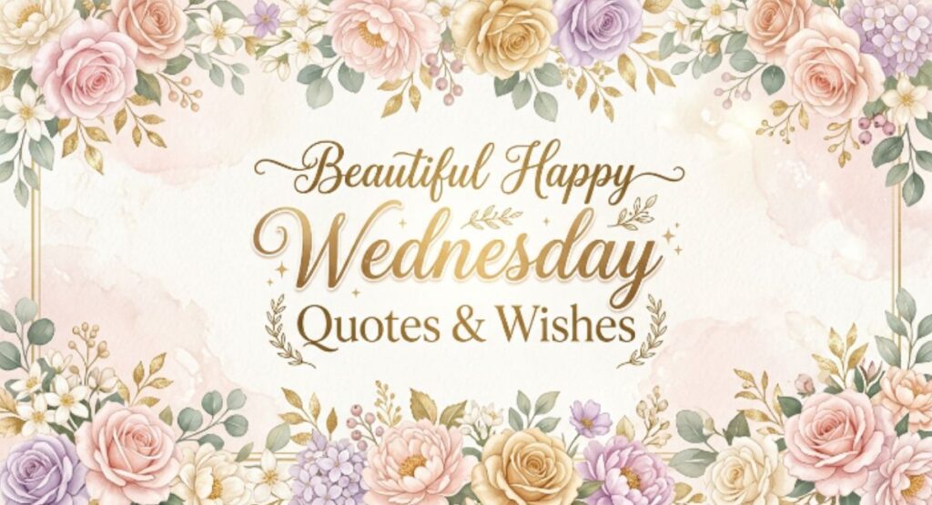 Beautiful Happy Wednesday Quotes & Wishes