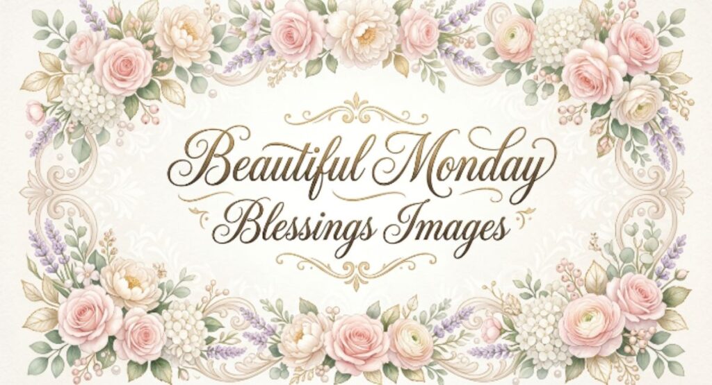 Beautiful Monday Blessings Images