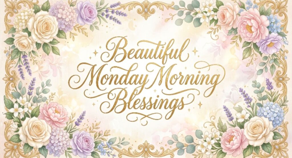 Beautiful Monday Morning Blessings
