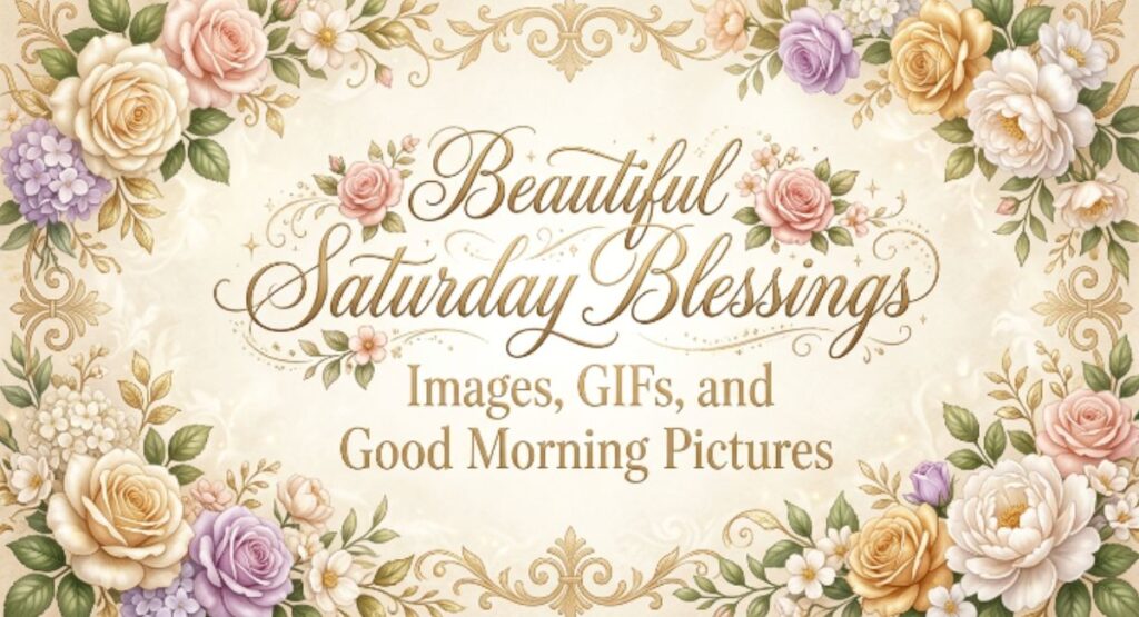 Beautiful Saturday Blessings Images, GIFs, and Good Morning Pictures
