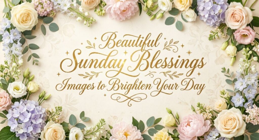 Beautiful Sunday Blessings Images to Brighten Your Day