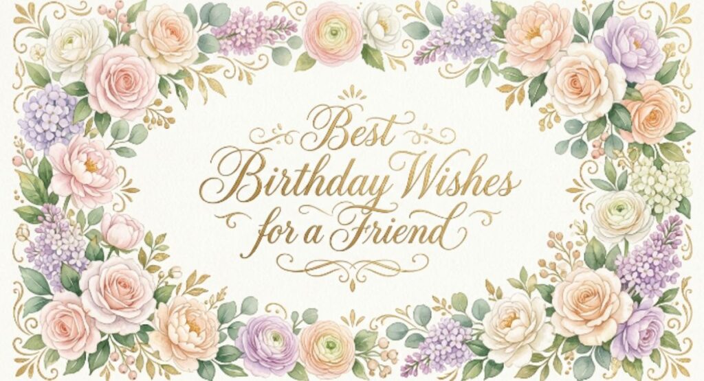 Best Birthday Wishes for a Friend