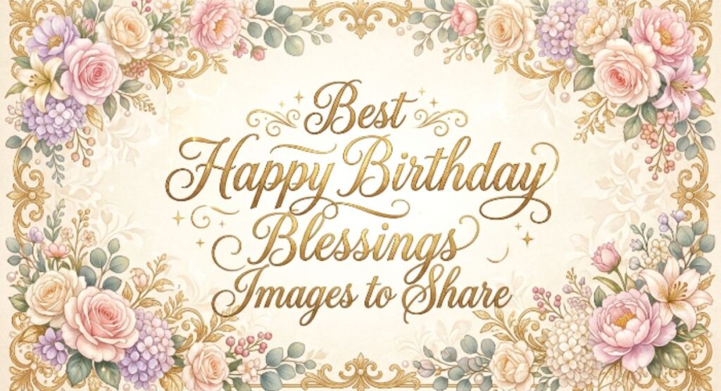 Best Happy Birthday Blessings Images to Share