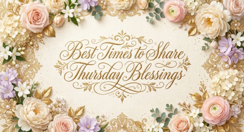 Best Times to Share Thursday Blessings