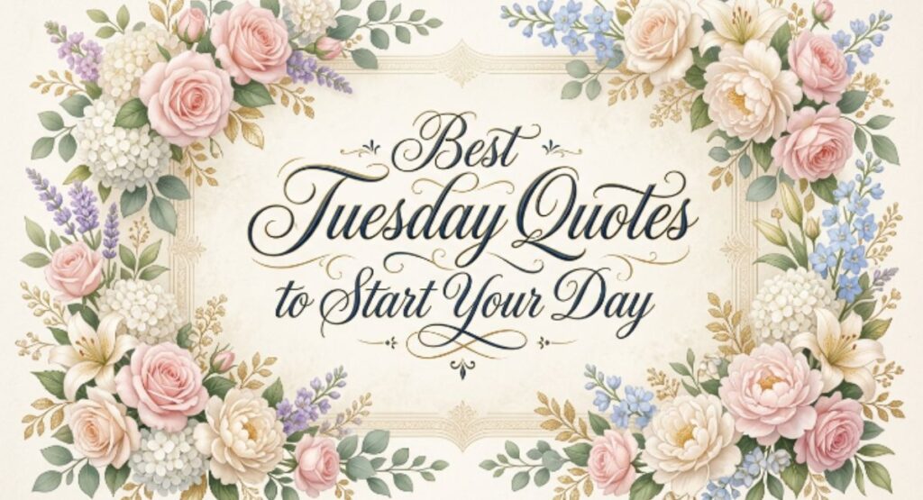 Best Tuesday Quotes to Start Your Day