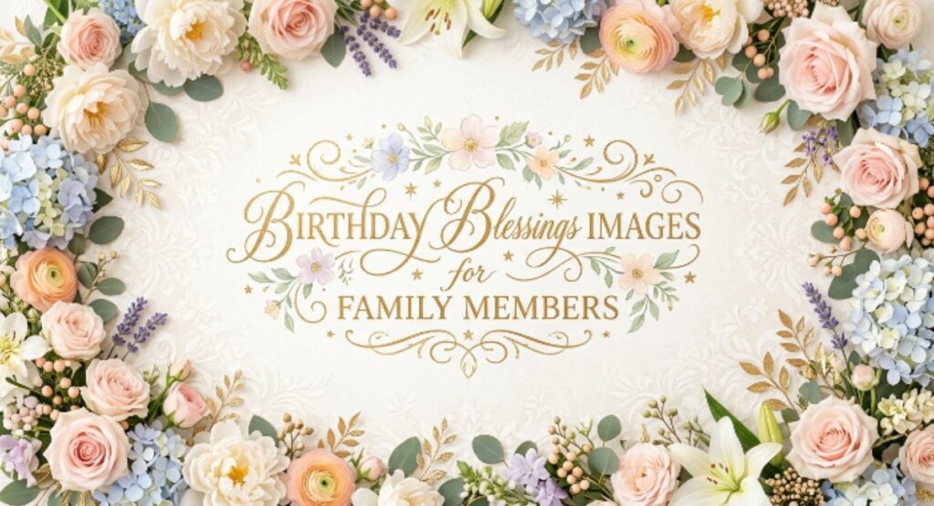 Birthday Blessings Images for Family Members