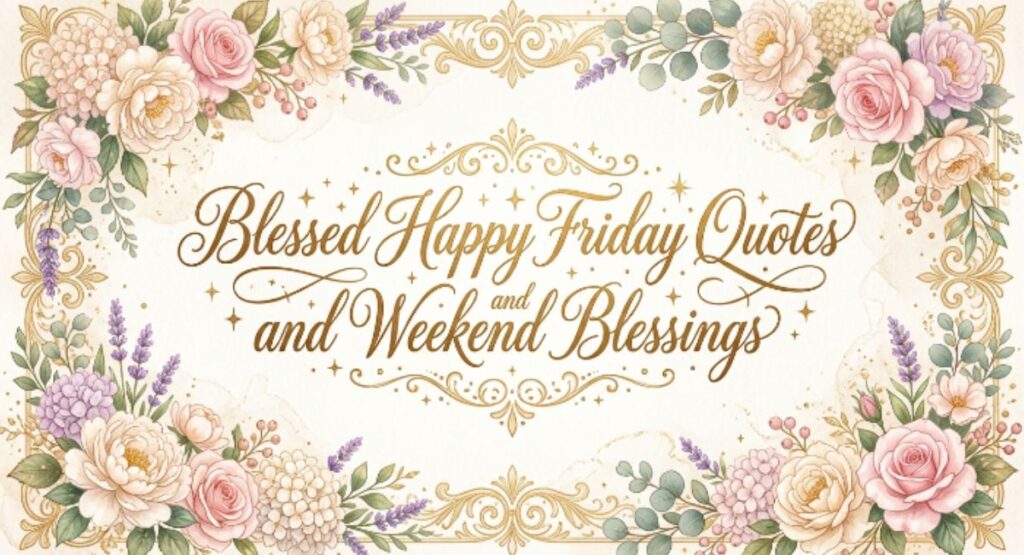 Blessed Happy Friday Quotes and Weekend Blessings