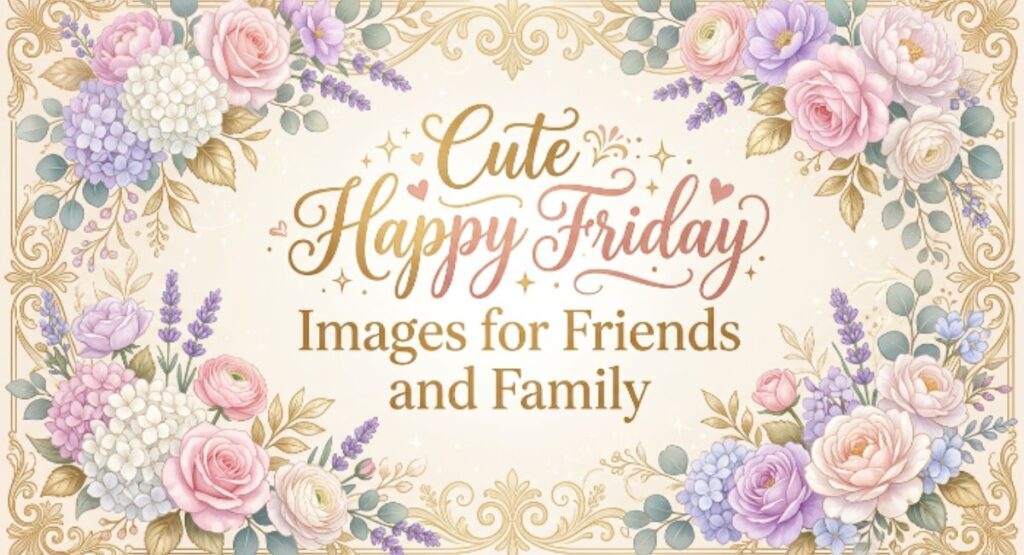 Cute Happy Friday Images for Friends and Family