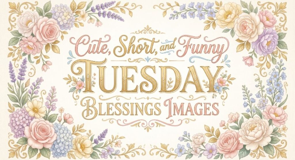Cute, Short, and Funny Tuesday Blessings Images