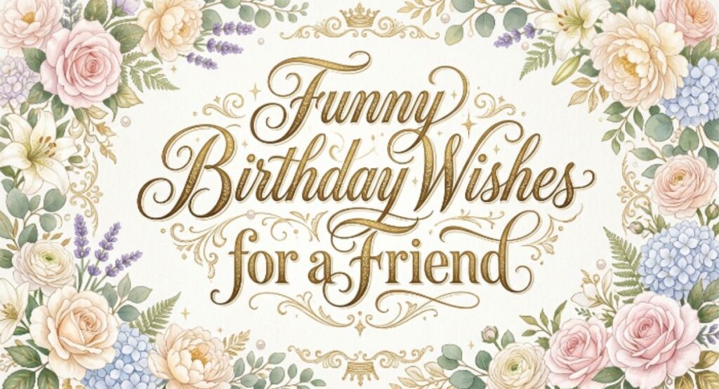 Funny Birthday Wishes for a Friend