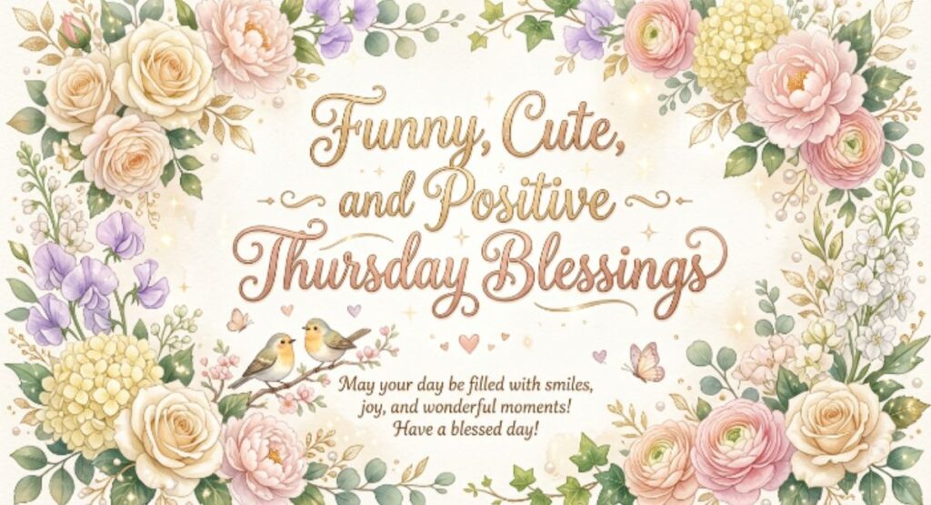 Funny, Cute, and Positive Thursday Blessings