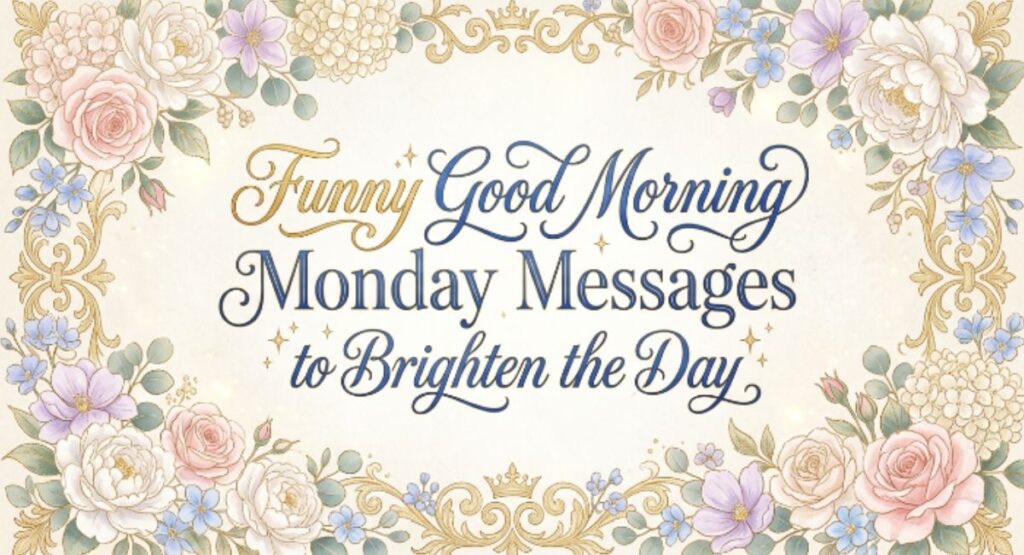 Funny Good Morning Monday Messages to Brighten the Day