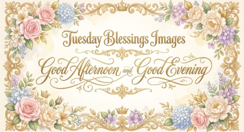 Good Afternoon and Good Evening Tuesday Blessings Images