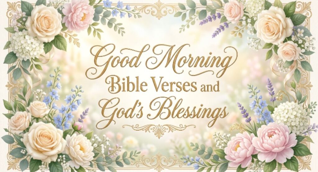 Good Morning Bible Verses and God's Blessings