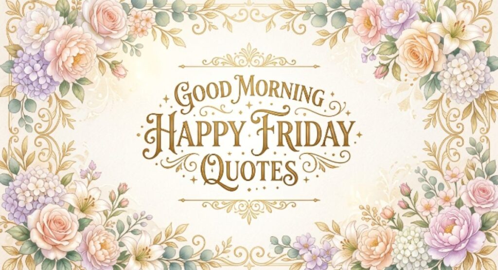 Good Morning Happy Friday Quotes