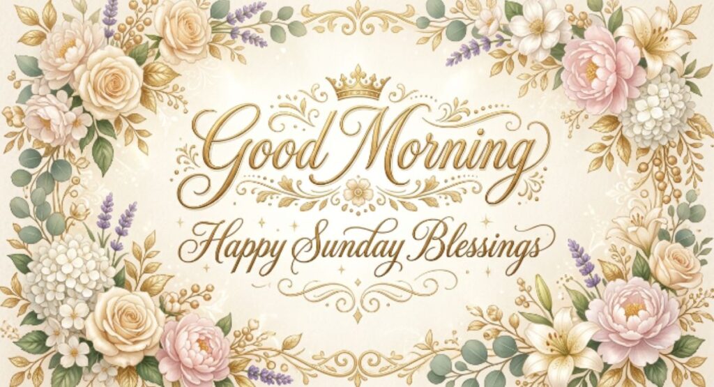 Good Morning Happy Sunday Blessings