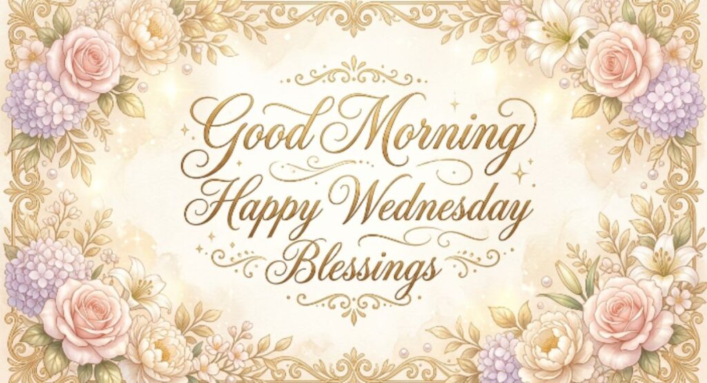 Good Morning Happy Wednesday Blessings