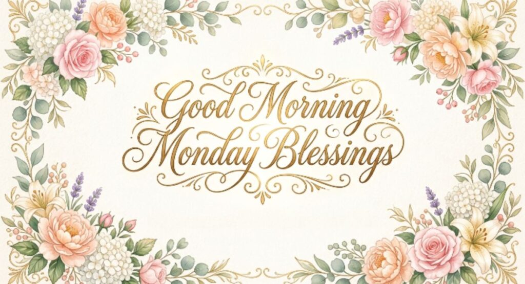 Good Morning Monday Blessings