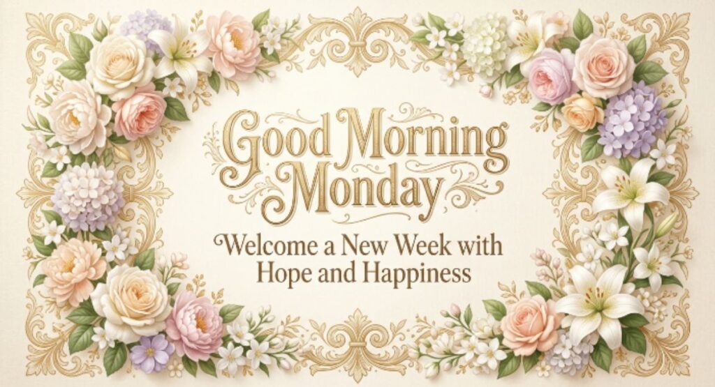 Good Morning Monday: Welcome a New Week with Hope and Happiness