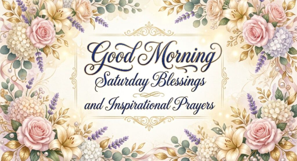 Good Morning Saturday Blessings and Inspirational Prayers
