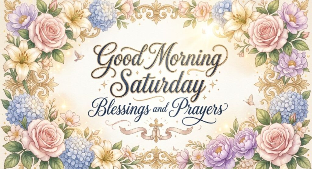 Good Morning Saturday Blessings and Prayers