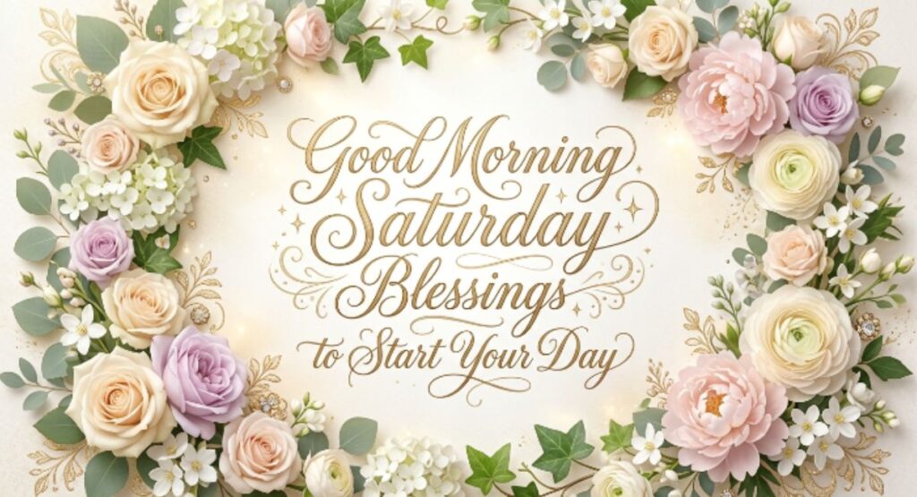 Good Morning Saturday Blessings to Start Your Day