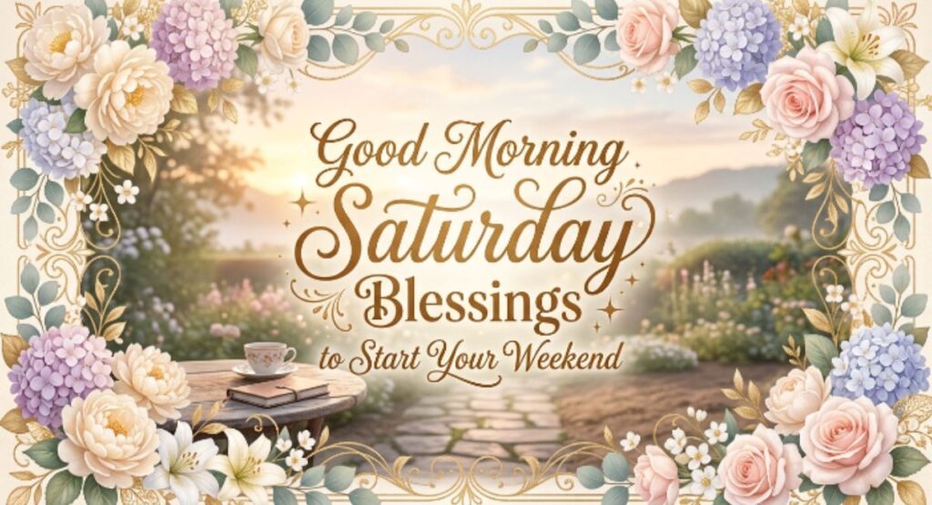 Good Morning Saturday Blessings to Start Your Weekend