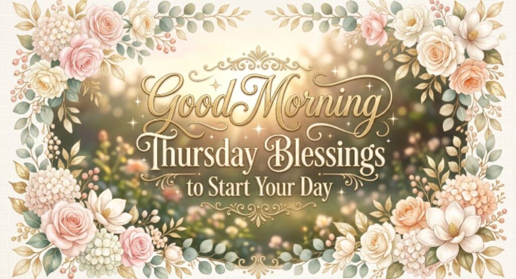 Good Morning Thursday Blessings to Start Your Day