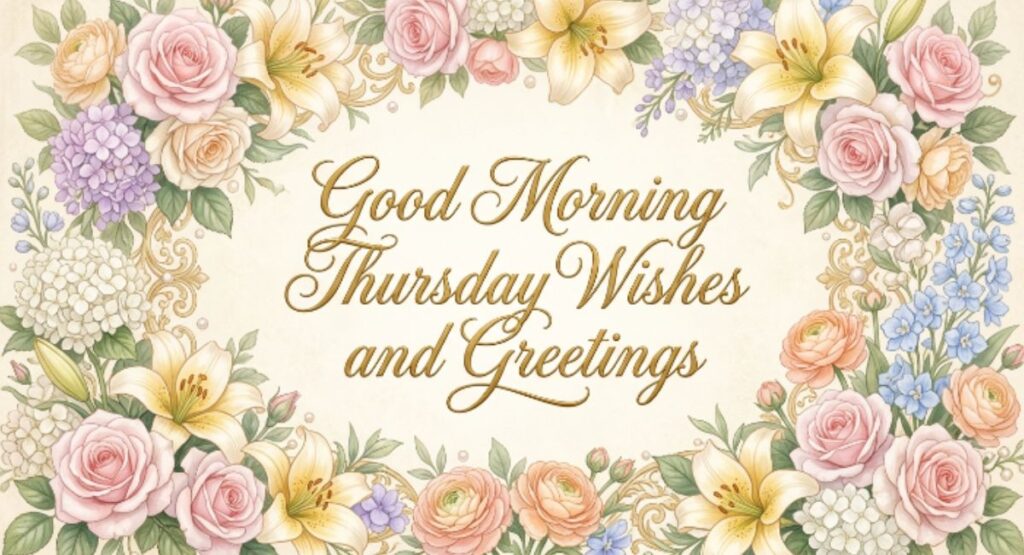 Good Morning Thursday Wishes and Greetings
