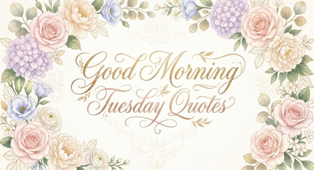 Good Morning Tuesday Quotes