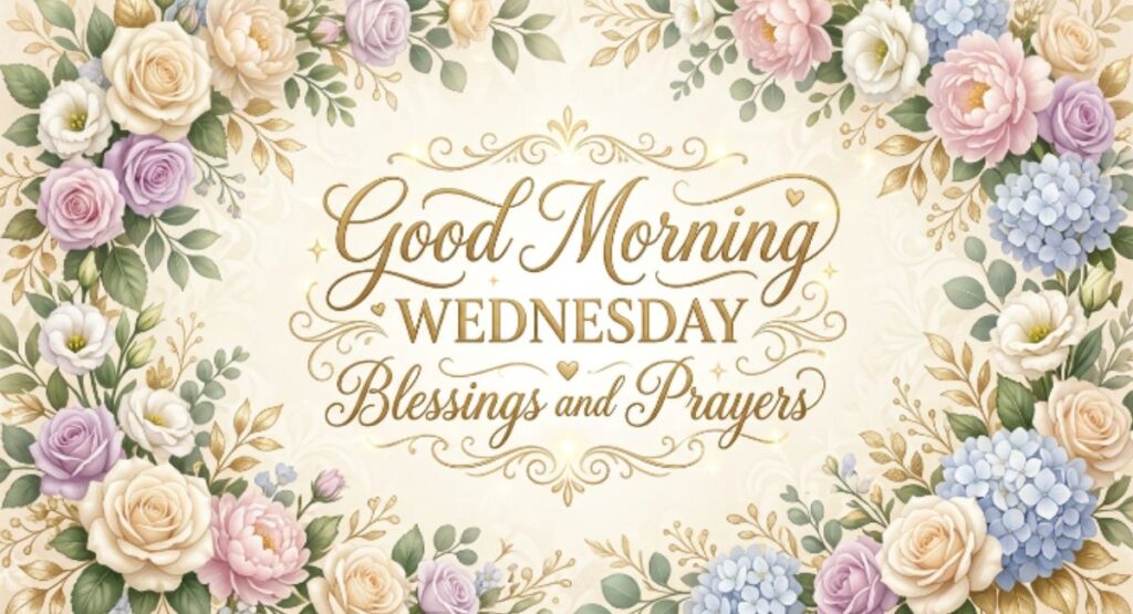 Good Morning Wednesday Blessings and Prayers