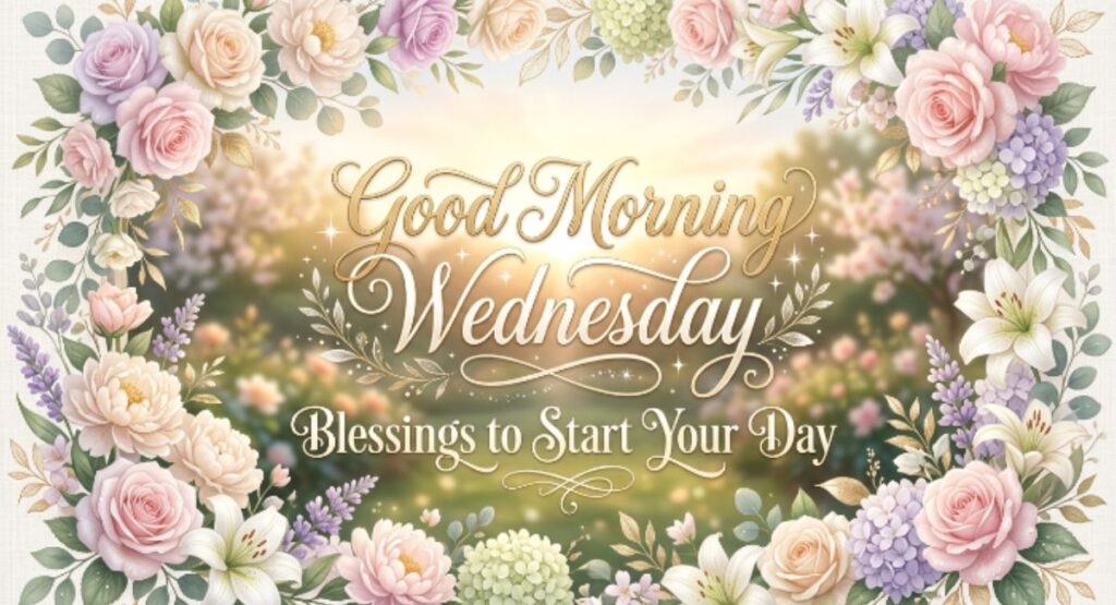Good Morning Wednesday Blessings to Start Your Day