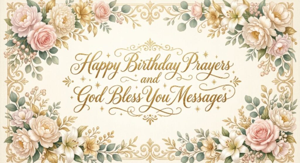 Happy Birthday Prayers and God Bless You Messages