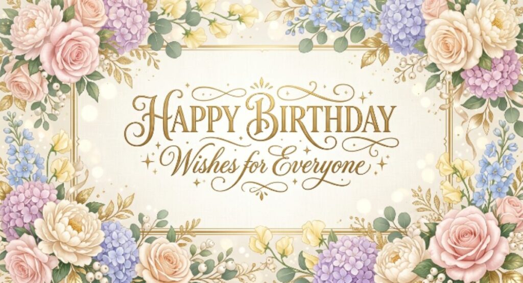 Happy Birthday Wishes for Everyone