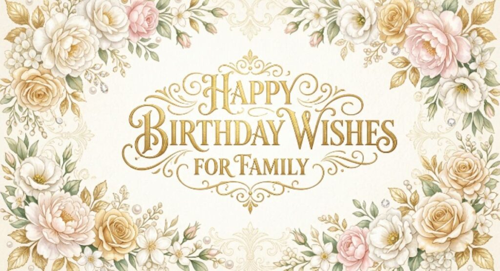 Happy Birthday Wishes for Family