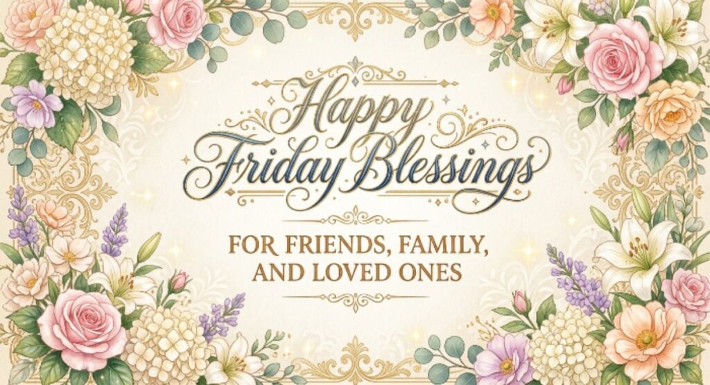 Happy Friday Blessings for Friends, Family, and Loved Ones