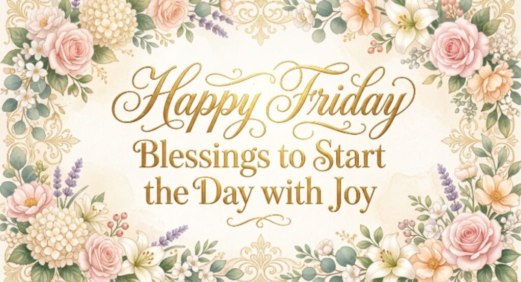 Happy Friday Blessings to Start the Day with Joy