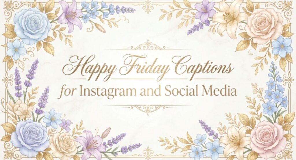 Happy Friday Captions for Instagram and Social Media