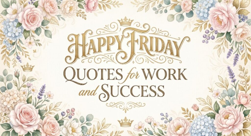 Happy Friday Quotes for Work and Success