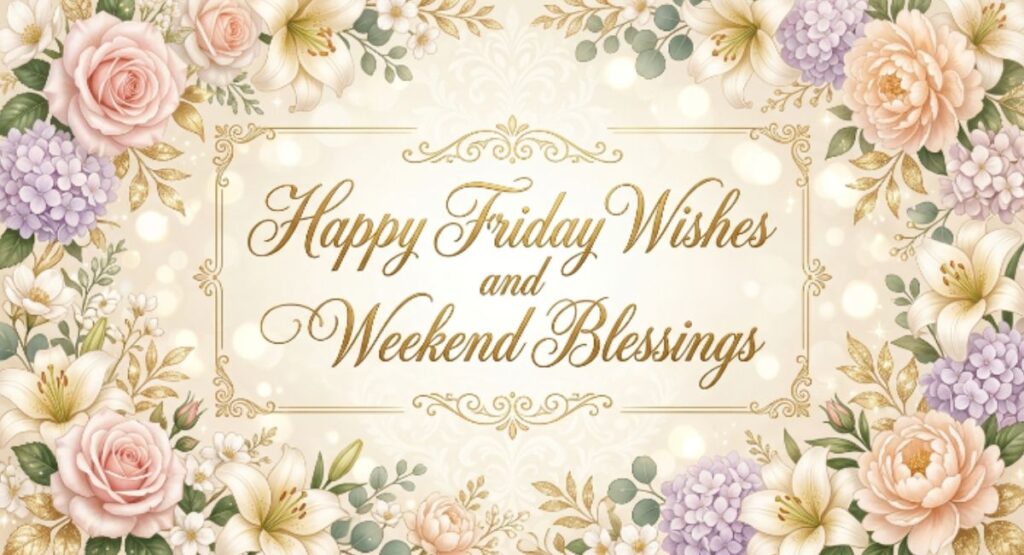 Happy Friday Wishes and Weekend Blessings
