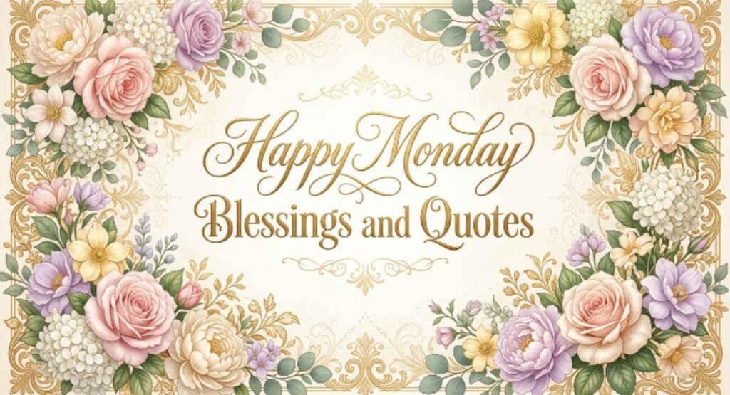 Happy Monday Blessings and Quotes