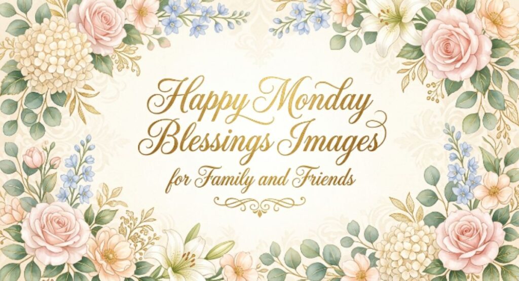 Happy Monday Blessings Images for Family and Friends