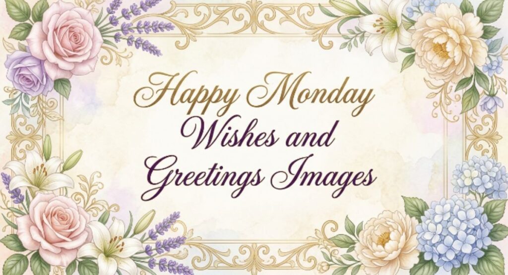 Happy Monday Wishes and Greetings Images